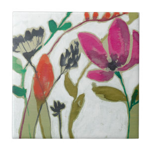 Vivid Flowers Tile
