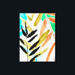 Vivid Fronds II Canvas Print<br><div class="desc">Vivid Fronds II by Jennifer Goldberger. Different coloured fronds and greenery are layered over each other to create a unique tropical piece of art. | 161925Z</div>