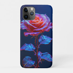 Vivid Glowing Flower with Neon Accents Case-Mate iPhone Case