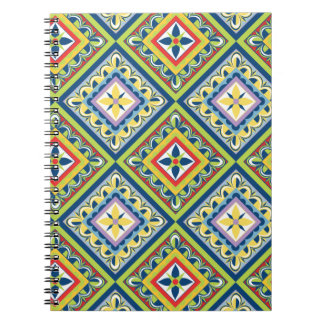Vivid Green Talavera Tile Planner Notebook