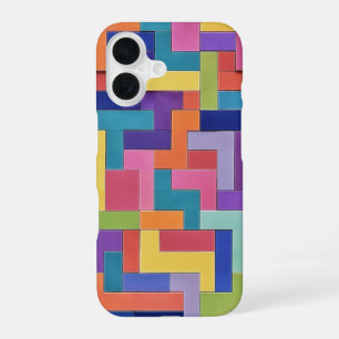 Vivid Grid iPhone 16 Case