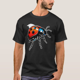 Vivid Ladybug Burst T-Shirt