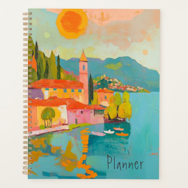 Vivid Mediterranean Village Planner (Front)