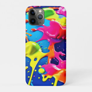 Vivid Neon Paint Splatter Explosion Art Case-Mate iPhone Case