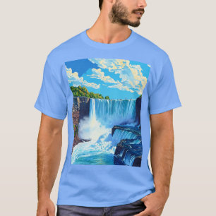 Vivid Niagara Falls T-Shirt Designs – A Splash of
