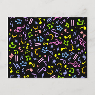 vivid notes postcard
