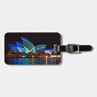 vivid opera houses luggage tag