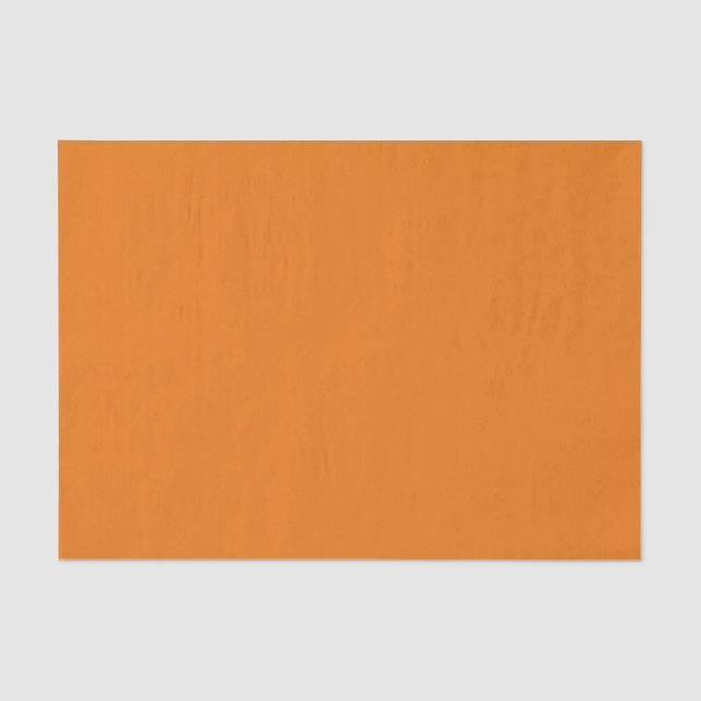 Vivid Orange Solid Colour Tissue Paper (Front)