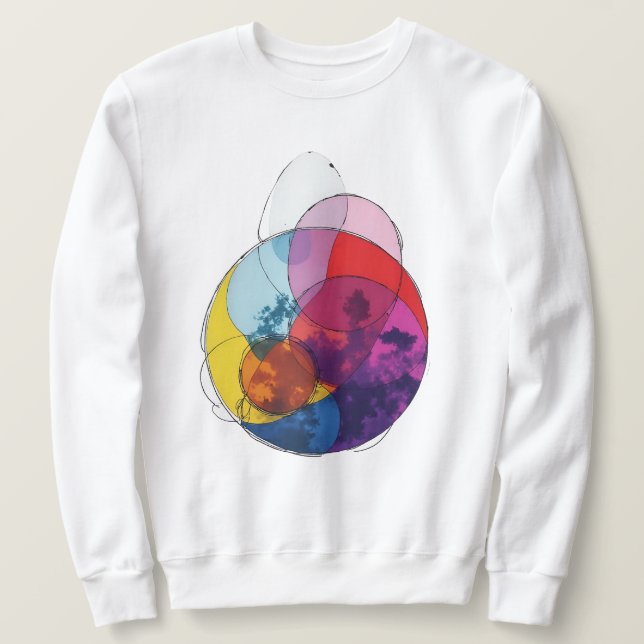 Vivid Overlap V03 Sweatshirt (Design Front)