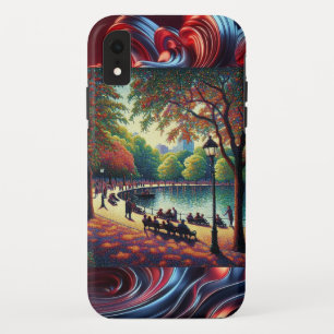 "Vivid Park: Colourful Background iPhone Case" Case-Mate iPhone Case