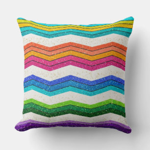 Vivid Peak Statement Throw Pillow