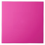 Vivid Pink Ceramic Tile. Tile<br><div class="desc">This color is a beautiful vivid pink and I have added it to my store as a ceramic tile. This vivid pink might be overwhelming used on it's own for a room but it would make a great border with another color. I could see this as a border in a...</div>