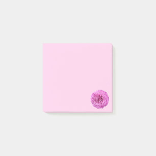 Vivid Pink Rose Cutout Post-it Notes