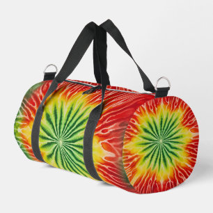 Vivid Radial Tie Dye Travel Kit Duffle Bag
