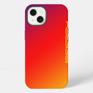 Vivid Rainbow, Name, Red Orange Yellow iPhone 13 Case