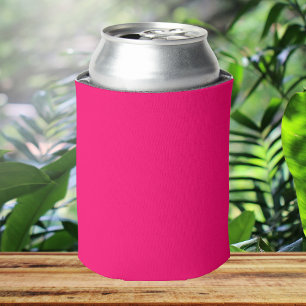 Vivid Raspberry Solid Colour Can Cooler