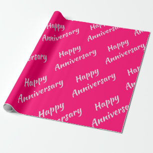 Vivid Raspberry Wrapping Paper