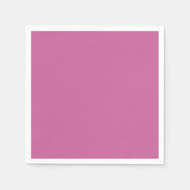 vivid solid pink  napkin (Front)