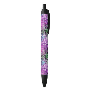 Vivid Spotty Pattern Black Ink Pen