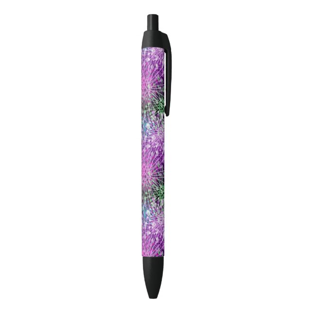 Vivid Spotty Pattern Black Ink Pen (Bottom (Vertical))