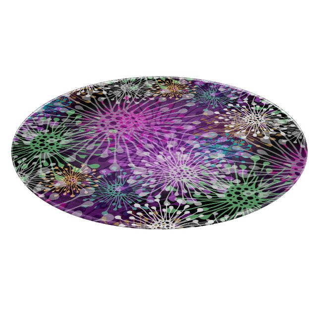 Vivid Spotty Pattern Cutting Board (Corner)