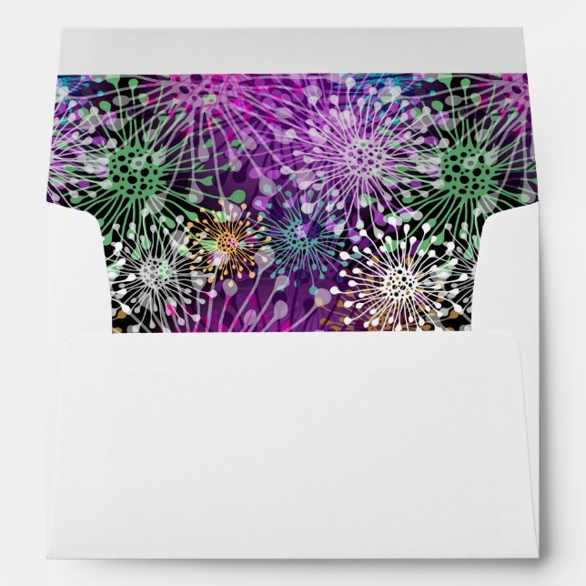 Vivid Spotty Pattern Envelopes (Back (Bottom))