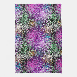 Vivid Spotty Pattern Tea Towel