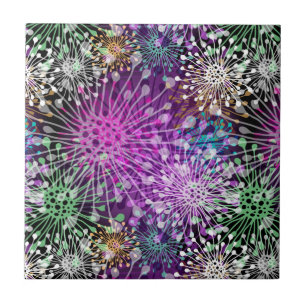 Vivid Spotty Pattern Tile