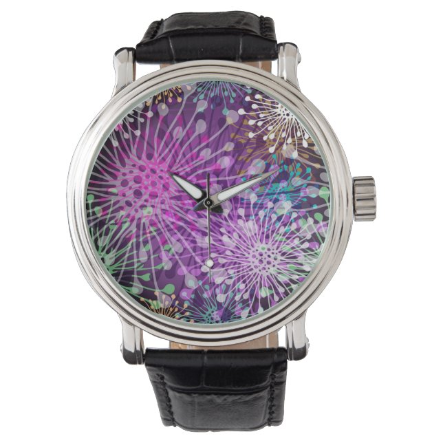 Vivid Spotty Pattern Watch (Front)