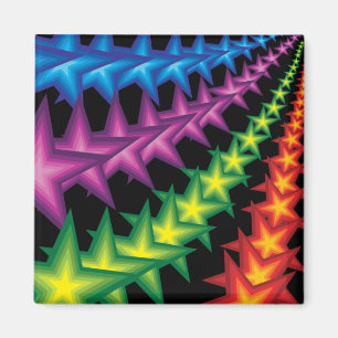 vivid star stripes magnet