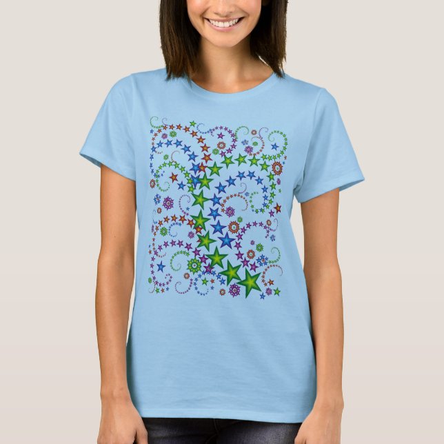 vivid stars composition T-Shirt (Front)