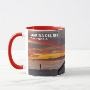 Vivid Sunset Colors - Marina Del Rey, CA Mug