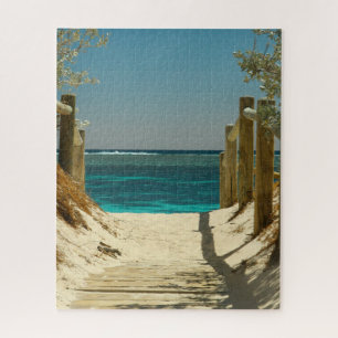 Vivid Tropical Bali Beach Jigsaw Puzzle