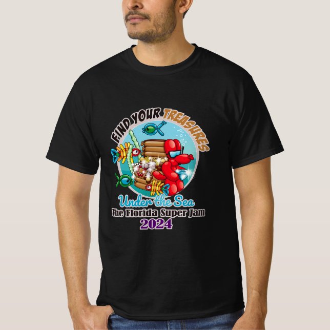 Vivid underlay (Black) Mens Tee Shirt (Front)