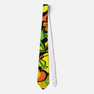 vivid vase with flowers tie