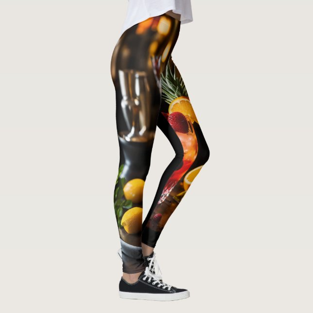 Vivid Vibes All-Over-Print Leggings Eclipse All-Ov (Right)