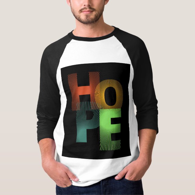 Vivid Vibes - Modern Typography T-Shirts (Front)