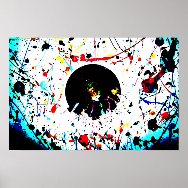 Vivid Vinyl Artistic Poster (Front)
