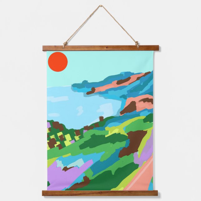 Vivid Vistas Hanging Tapestry (Front)