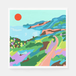 Vivid Vistas Napkin