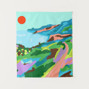 Vivid Vistas Tapestry