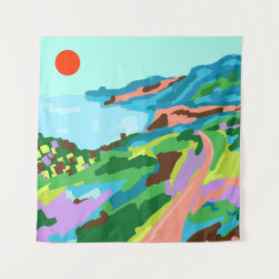 Vivid Vistas Tapestry