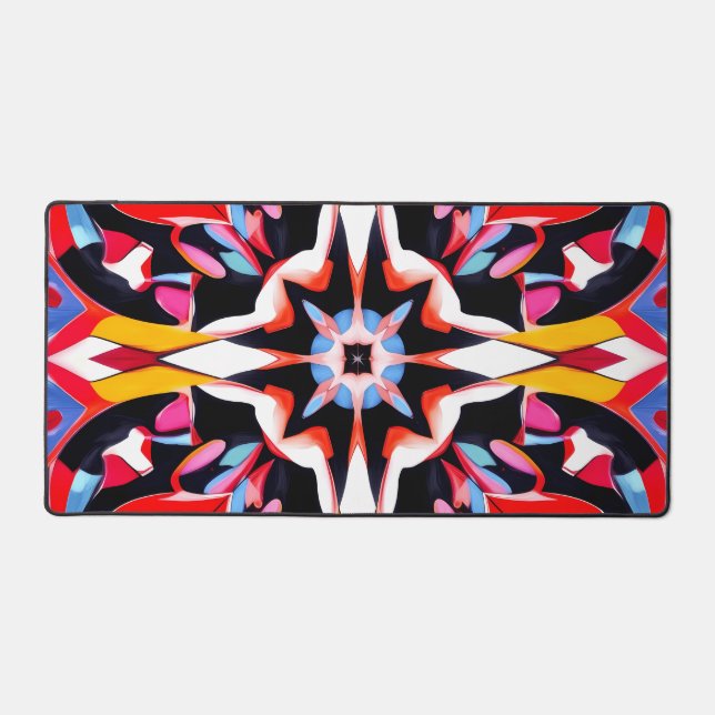 Vivid Vortex Desk Mat (Front)