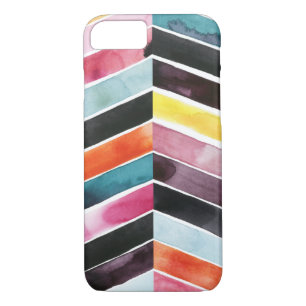 Vivid Watercolor Chevron I Case-Mate iPhone Case