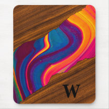 Vivid Wood Colourful River