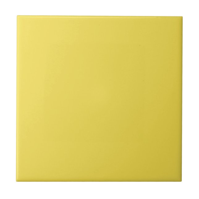 Vivid Yellow Solid Colour 2021 Colour of The Year Tile (Front)