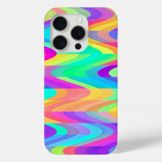 Vividly Whimsical Waves iPhone case