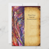VIVIEN AND MERLIN Fantasy Parchment