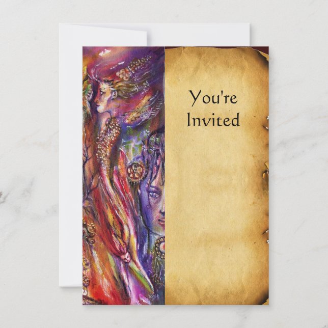 VIVIEN AND MERLIN INVITATION (Front)