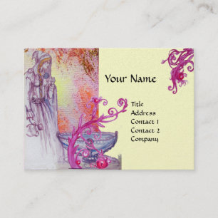 VIVIEN MONOGRAM pearl paper Business Card